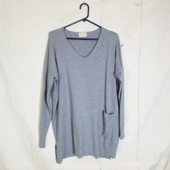 Dreamers Gray tunic sweater - Picture 5 of 8